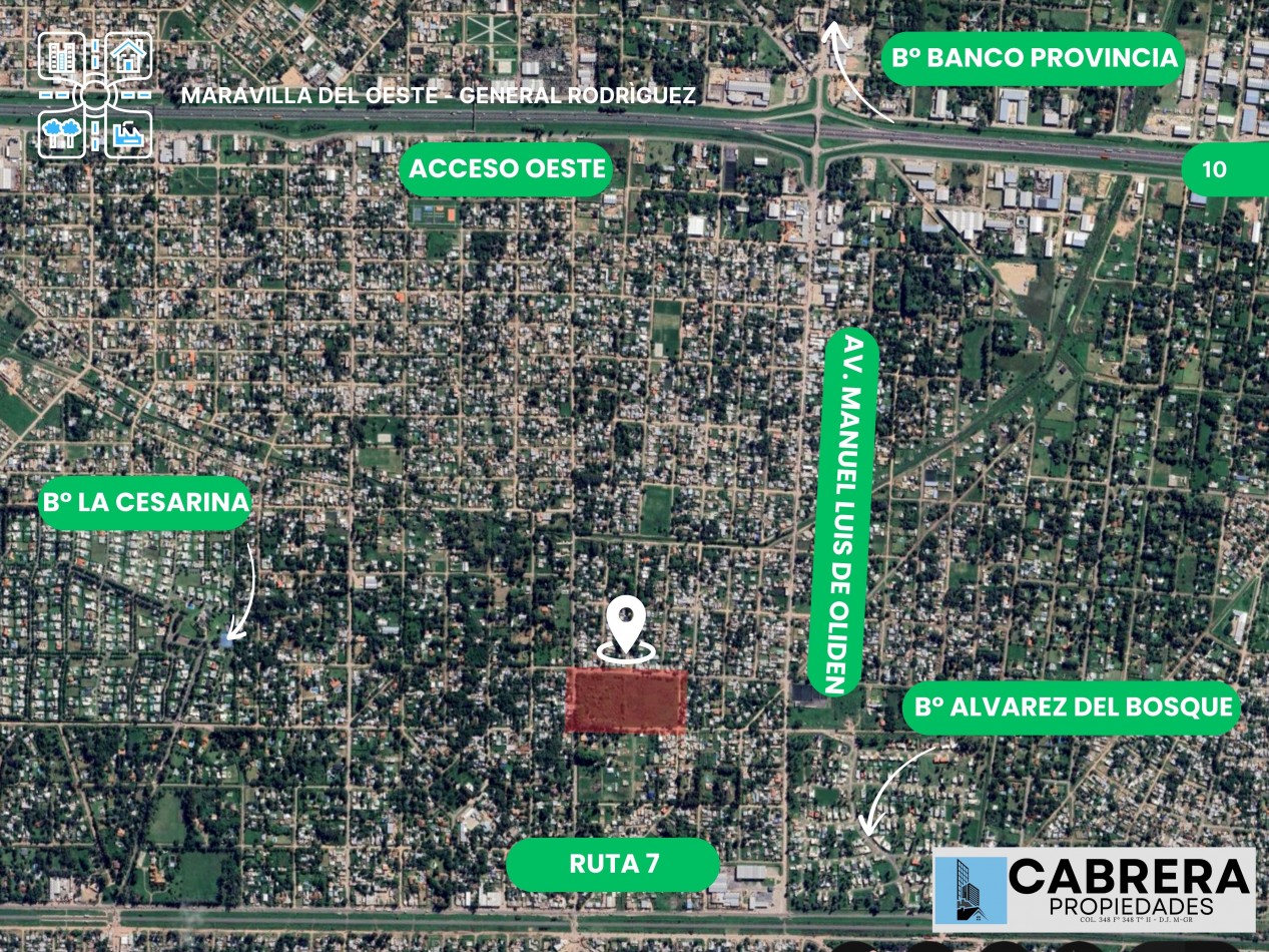 LOTE EN ALQUILER / FRACCION - 20.000 M2 - GENERAL RODRIGUEZ
