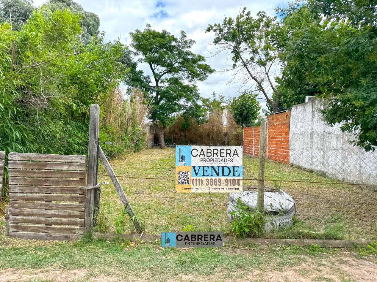 LOTE  EN VENTA EN FRANCISCO ALVAREZ - MORENO