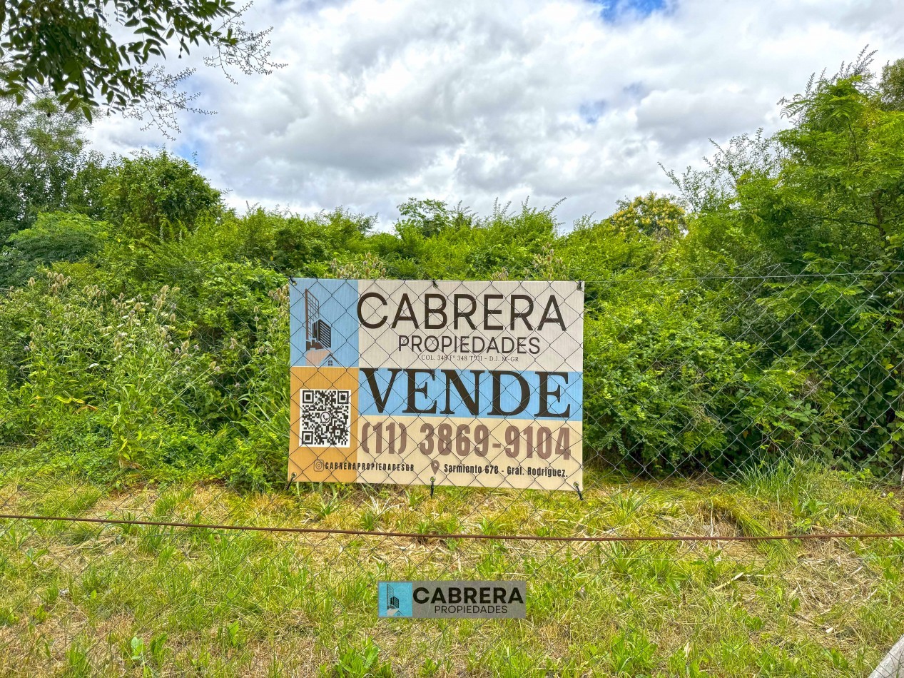 LOTE  EN VENTA EN FRANCISCO ALVAREZ - MORENO