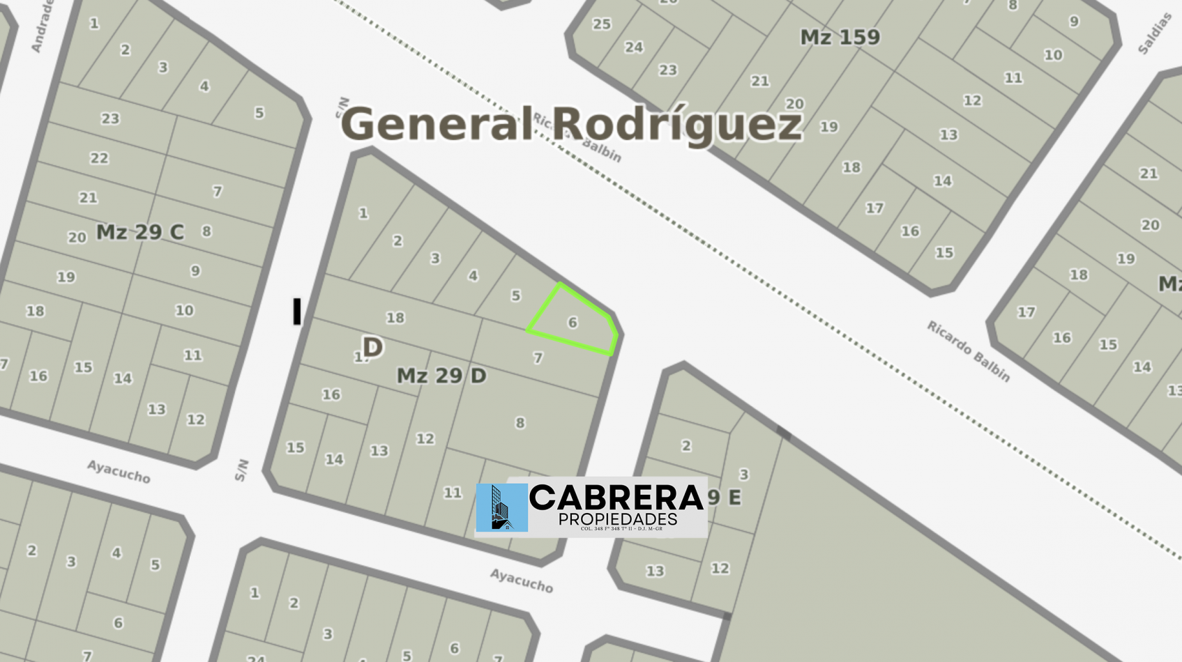 TERRENO EN VENTA EN GENERAL RODRIGUEZ